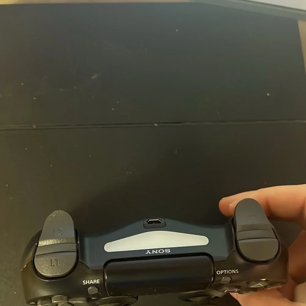 Sony PS4 Interface with Blue Theme